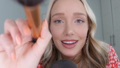 ASMR Whispered Trigger Words + Face / Mic Brushing (Stipple, Sk Sk, Click Clack…) | GwenGwiz