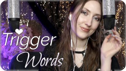 ASMR Whispering Extremely Close Up Trigger Words for Relaxation ? w/ Ear to Ear Fluffy Mic Brushing