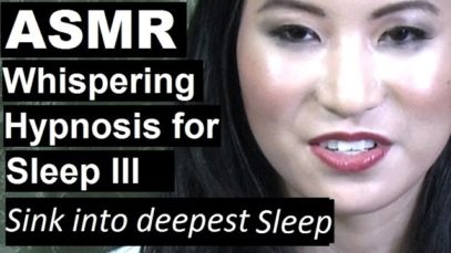 ASMR Whispering Hypnosis for sleep with Amy 3 – Sink into deepest sleep  美女催眠師