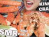 ASMR WHOLE GIANT KING CRAB ***3 MIL PART 2*** (EATING SOUNDS) NO TALKING | SAS-ASMR