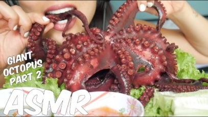 ASMR WHOLE GIANT OCTOPUS (SAVAGE EATING SOUNDS) NO TALKING PART 2 | SAS-ASMR