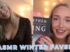 ASMR Winter Favourites (Tapping, Scratching, Fabric, Pages) | GwenGwiz