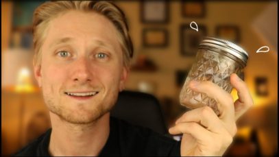ASMR with Mason Jars [Water Sounds] [Tapping] [Layered]