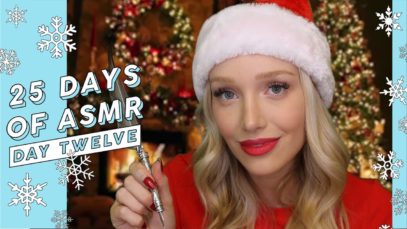 ASMR Writing Cards With Mrs Claus (Feather, Handwriting, Paper Sounds…) #25DaysOfASMR | GwenGwiz