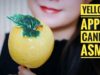 ASMR Yellow apple candy, EATING SOUNDS | LINH-ASMR