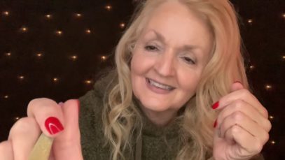 ASMR Your Mom Does Your Makeup for Your Office Christmas Party Whispered Role-play