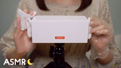 [ASMR] 耳を触る音? 耳のマッサージ、コットン、ゴム手袋、ウェットティッシュ [声なし-No Talking]