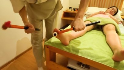 ASMR 토닥토닥 망치 발 마사지