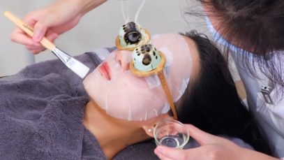 ASMR 따끈따끈한 눈 쑥뜸 마사지