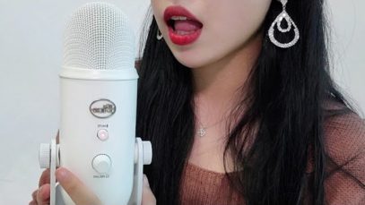 (ASMR)잠못드는 당신들을 위해 끈적끈적입소리❤ ☠팅글폭팔☠ 냠냠Mouthing for you who can’t sleep StickyTingle Falls❤