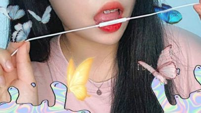 ❤ASMR❤이어폰이팅먹기☠팅글폭팔?냠냠?찐득찐득?레전드입소리❤/Earphone Eating Sound❤Tingle Falls☠Sticky,yum-yum,Legend?