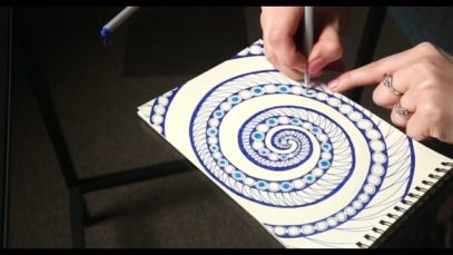 [ASMR] Zentingle Saturdays ✎ Drawing, Zen Tangling, Doodling & UP CLOSE Whispering