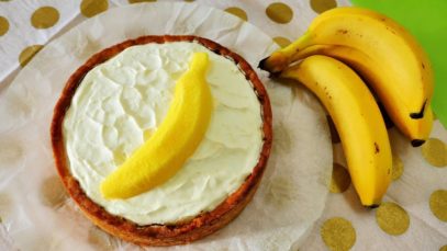 Banana Tart – with secret hidden flavor バナナタルト マヨネーズ味を探さないで