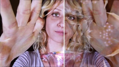 BEST Gentle Hand Movements For Sleep ➤ ASMR Layered Whisper ➤ Psychedelic Visuals