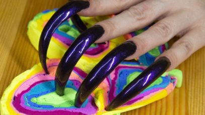 Bright ASMR Long Nails Vera tapping & scratching