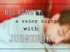 [BTS ASMR] a rainy night with jungkook | talking | singing | soft breathing | rain sounds