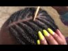 Close-Up Scratch Between Braids | ASMR