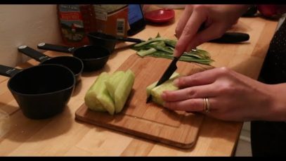 Cooking Quinoa Mint & Chicken Salad YUM! ASMR Chopping Sounds & Whispered Narration