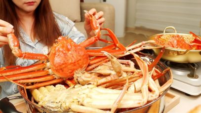 CRAB PARTY :) ?Snow Crab, Crab Noodles, Crab Bibimbap | BOKYOUNG  SEAFOOD MUKBANG.