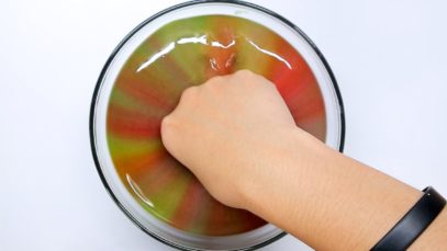 [DIY] How To Make Glossy Slime with Glue! Oddly Satisfying Video ASMR | Ryomi Slime