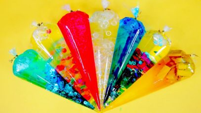 【DIY】Slime With Piping Bags | Clear Slime ?Oddly Satisfying Video 2020?
