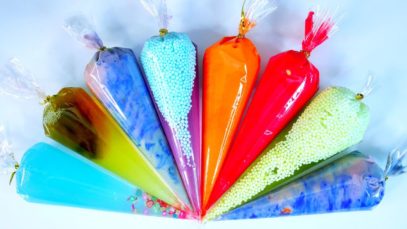 【DIY】Slime With Piping Bags | Glossy Slime ?Oddly Satisfying Video 2020?