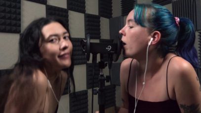 Double Trouble Ear Lick (ASMR) – Sasha Collabs With me! – The ASMR Collection