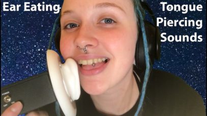Ear Eating And Tongue Piercing Sounds ? ASMR ?