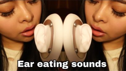 Ear eating & licking in a rainy night