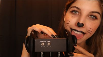 Ear Licking for Tingles & Relaxation ?? HALLOWEEN EDITION  ~