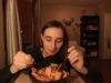 EATING Home Cooked PASTA! Gentle Eating Sounds + ASMR Whispering
