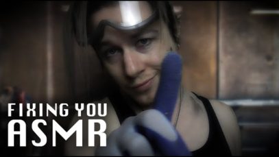 Fixing You ASMR (Chop Shop Mech Repair – Close Up Personal Attention, Drill Sounds, Metal Sounds)