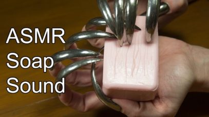 FUNNY CAT ASMR soap sound nail scratching tapping carving