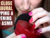 Gentle TAPPING On Plastic Container & Lid Opening ASMR Sounds ~ with Multi Color Nails & Whispering