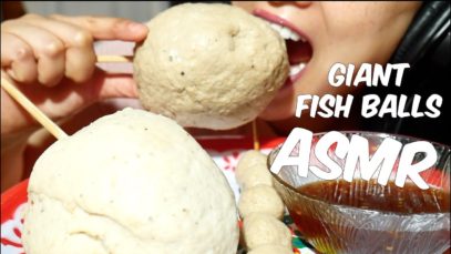 Giant FISH BALLS (EATING SOUNDS) No Talking | SAS-ASMR