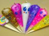 How To Make Glitter Slime w/ Funny Piping Bags! Satisfying Rainbow Slime ASMR Video