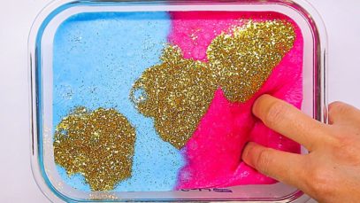 How To Make Iceberg Slime | Oddly Satisfying Slime Videos ASMR No Talking