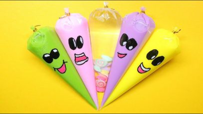 How To Make Slime with Funny Piping Bags! Oddly Satisfying Video Slime ASMR #RyomiSlime #PipingBags