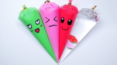 How To Make Slime with Funny Piping Bags! Satisfying Slime ASMR Video