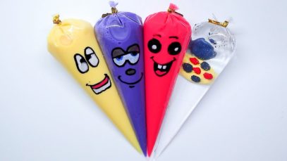 How To Make Slime with Funny Piping Bags! Satisfying Slime ASMR Video