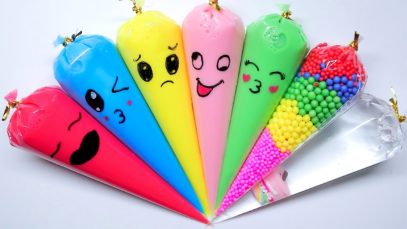 How To Make Slime with Funny Piping Bags! Satisfying Slime ASMR Video