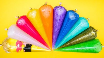 How To Make Slime with Piping Bags! Oddly Satisfying Video Slime ASMR #RyomiSlime #PipingBags