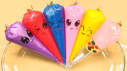 How To Make Slime with Piping Bags! Satisfying and Relaxing Slime Videos ASMR #105