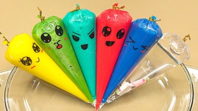 How To Make Slime with Piping Bags! Satisfying and Relaxing Slime Videos ASMR #106