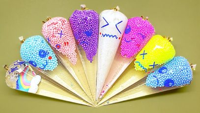 How To Make Slime with Piping Bags! Satisfying and Relaxing Slime Videos ASMR #91