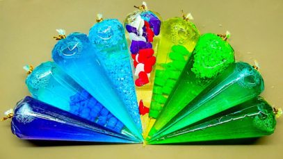 How To Make Slime with Piping Bags! Satisfying Clear Slime Videos, ASMR Slime #90