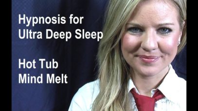 Hypnosis for ultra deep sleep with Chelsea 2 – Hot Tub Mind Melt – Full Session ASMR