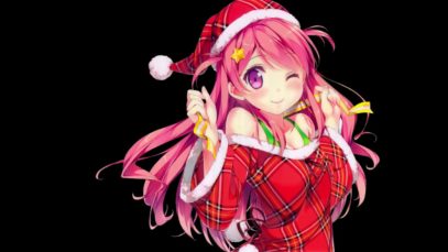 Japanese Anime ASMR [Christmas Eve, Licking]