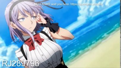 Japanese ASMR Love with busty gal