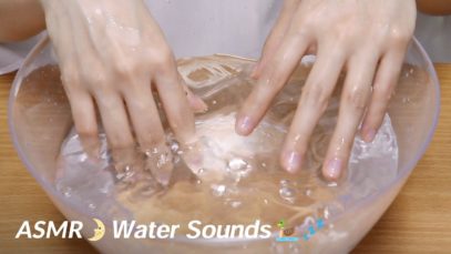 [Japanese ASMR] Water Sounds / 水をちゃぷちゃぷする音